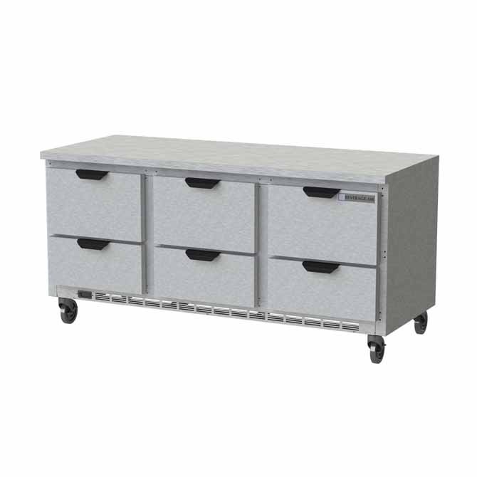 Beverage-Air WTRD72AHC-6-FLT